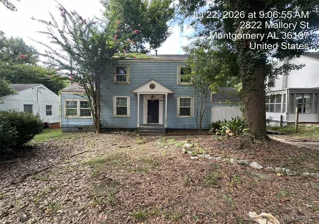 Photo 1 of Single family home for sale at 2822 Mallory St, Montgomery, AL 36107 | MLS# 588851 | Listing updated on 2026-09-02