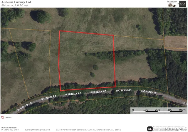 Photo 2 of Land for sale at 2450 Bud Black Rd, Auburn, AL 36879 | MLS# 590060 | Listing updated on 2026-08-31