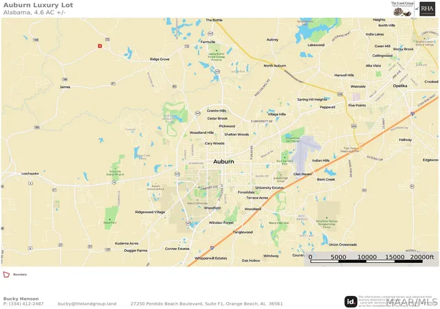 Photo 4 of Land for sale at 2450 Bud Black Rd, Auburn, AL 36879 | MLS# 590060 | Listing updated on 2026-08-31