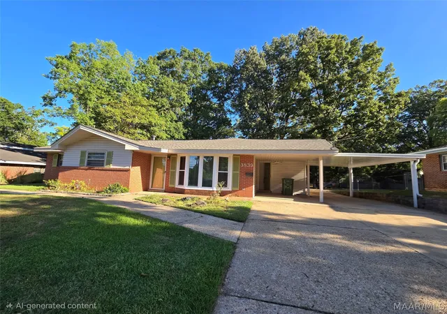 Photo 2 of Single family home for sale at 3839 Marquette Dr, Montgomery, AL 36109 | MLS# 589899 | Listing updated on 2026-09-05