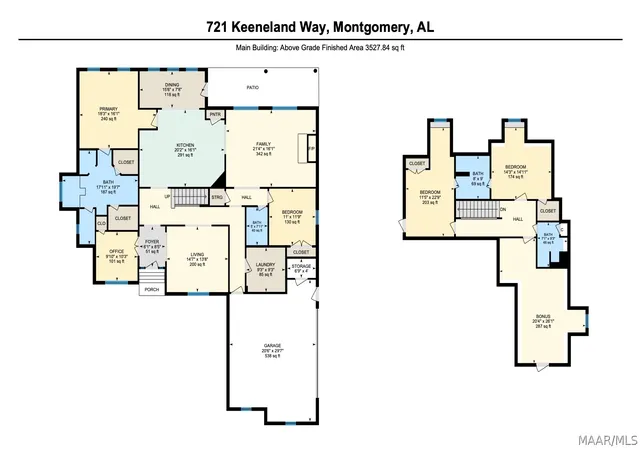 Photo 3 of Single family home for sale at 721 Keeneland Way, Montgomery, AL 36109 | MLS# 590073 | Listing updated on 2026-09-10