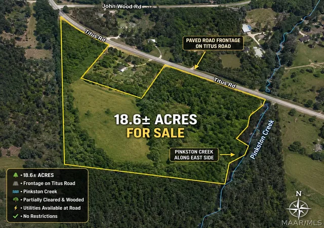 Photo 3 of Sale Pending at 0 County Rd 29, Titus, AL 36080 | MLS# 590211 | Listing updated on 2026-10-06