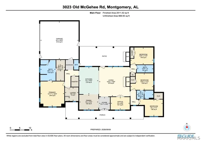 Photo 3 of Single family home for sale at 3023 Old Mcgehee Rd, Montgomery, AL 36105 | MLS# 590265 | Listing updated on 2026-09-22