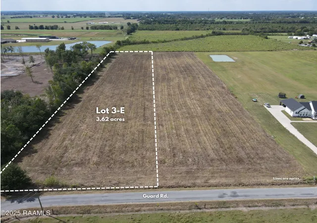Photo 1 of Land for sale at Tbd Guard Rd #Lot 3-E, Scott, LA 70583 | MLS# 2600008308 | Listing updated on 2026-09-04