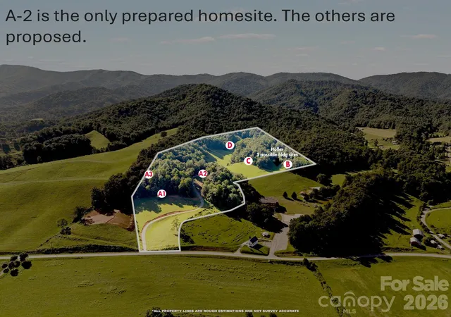 Photo 2 of Land for sale at 411 Big Sandy Mush Rd, Leicester, NC 28748 | MLS# 4242746 | Listing updated on 2026-09-02