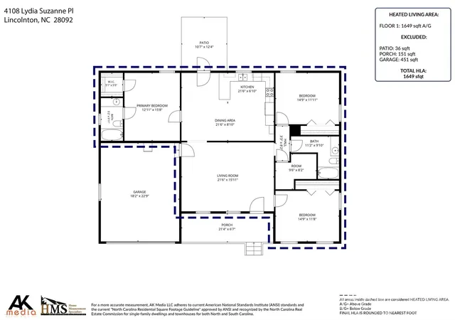 Photo 15 of Single family home for sale at 4108 Lydia Suzanne Pl, Lincolnton, NC 28092 | MLS# 4390026 | Listing updated on 2026-09-03