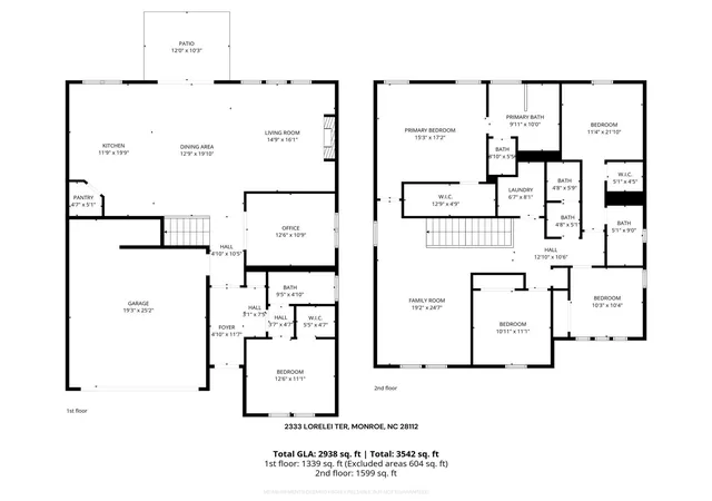 Photo 45 of Single family home for sale at 2333 Lorelei Ter, Monroe, NC 28112 | MLS# 4419697 | Listing updated on 2026-09-01