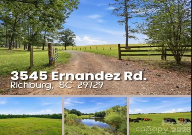 Photo 1 of Land for sale at 3545 Ernandez Rd, Richburg, SC 29729 | MLS# 4420311 | Listing updated on 2026-09-01