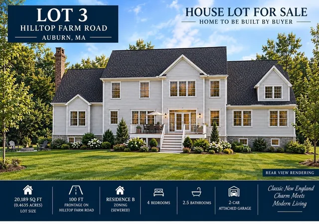 Photo 2 of Land for sale at Lot 3 Hilltop Farm Rd, Auburn, MA 01501 | MLS# 73587986 | Listing updated on 2026-10-11