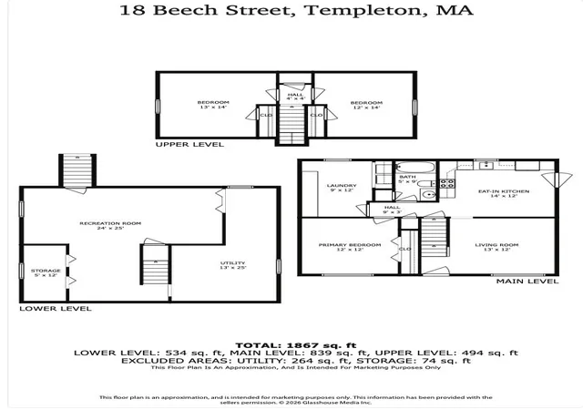 Photo 39 of Single family home for sale at 18 Beech, Baldwinville, MA 01436 | MLS# 73576448 | Listing updated on 2026-10-14