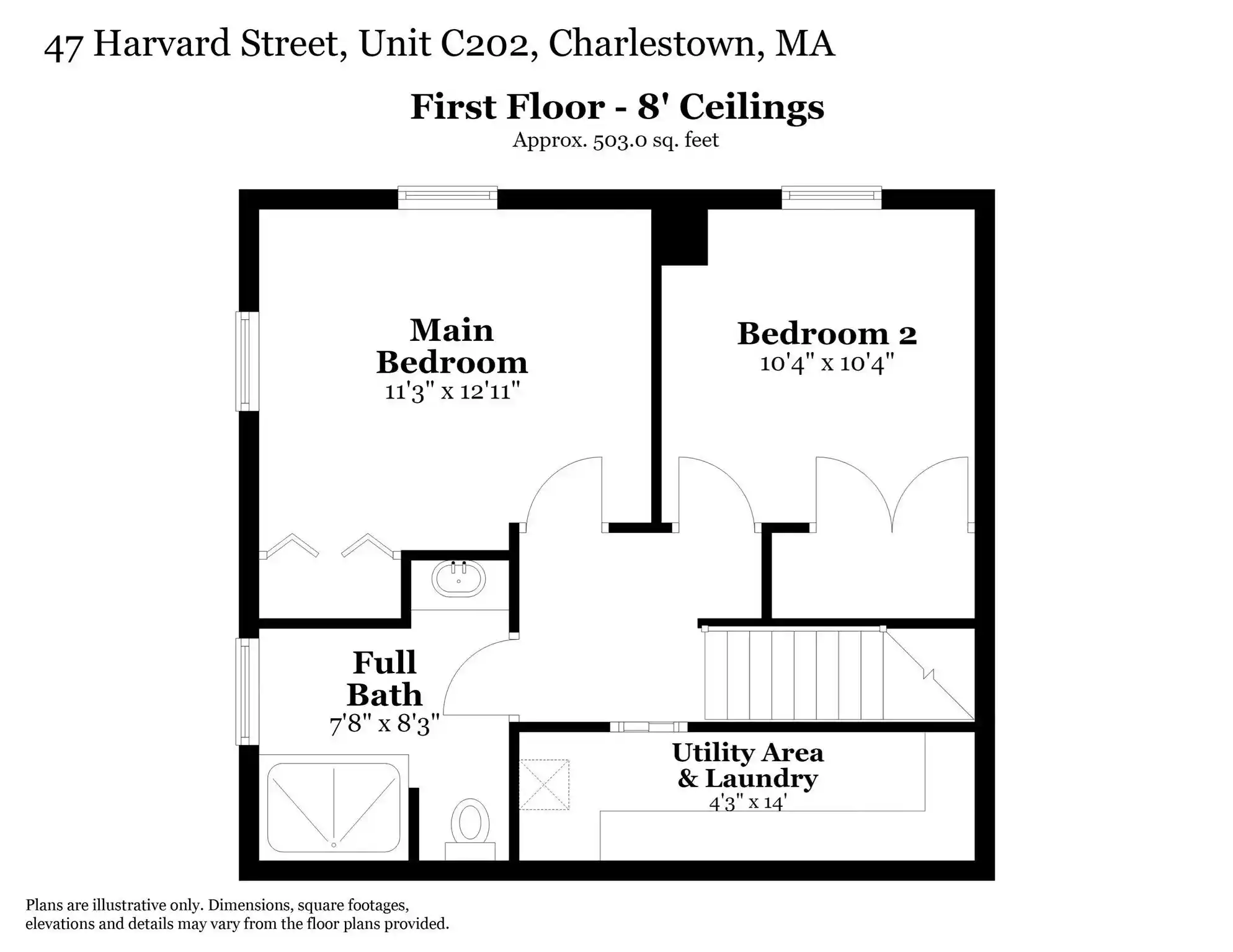 Listing Photo 33 - Condo for sale in The Courtyard Condominiums located at 47 Harvard St, Boston, MA 02129 - Unit #C202