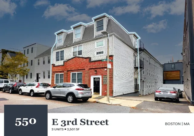 Multi family home for sale at 550 East 3rd St, South Boston, MA 02127 | MLS# 73579556