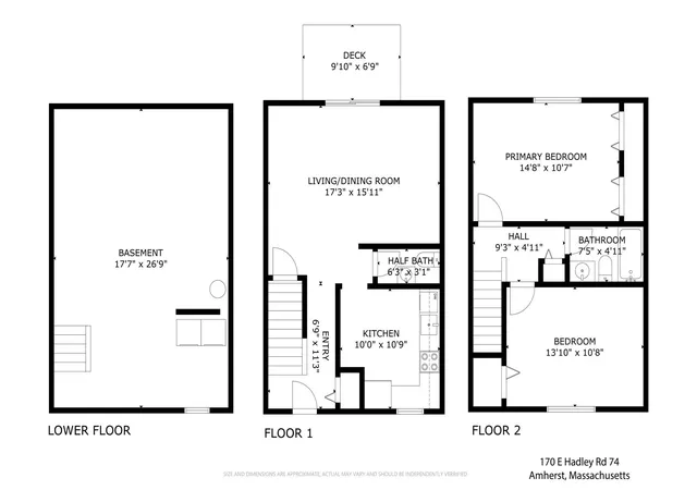 Photo 3 of Condo for sale at 170 E Hadley Rd #74, Amherst, MA 01002 | MLS# 73582689 | Listing updated on 2026-10-11