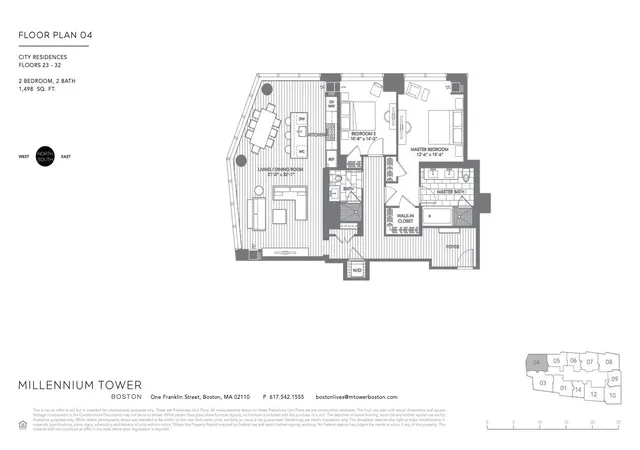Photo 2 of Condo for sale at 1 Franklin St #2404, Boston, MA 02110 | MLS# 73587953 | Listing updated on 2026-10-11