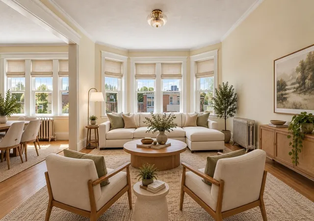 Listing Photo 1 - Condo for sale in building located at 97 Marion St, Brookline, MA 02446 - Unit #5