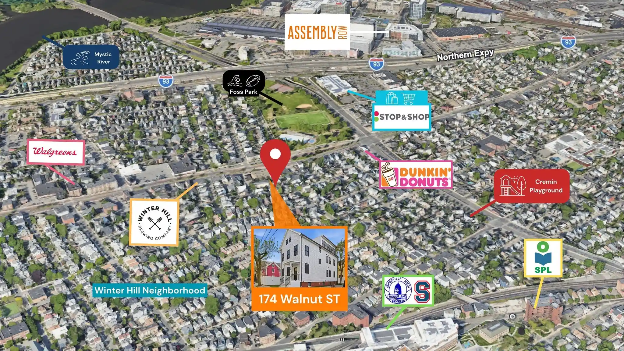 Listing Photo 35 - Condo for sale in 174 Walnut St located at 174 Walnut St, Somerville, MA 02145 - Unit 174 Walnut St