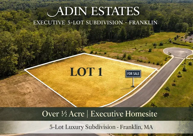 Photo 1 of Land for sale at Lot 1 Adin St, Franklin, MA 02038 | MLS# 73587375 | Listing updated on 2026-10-10