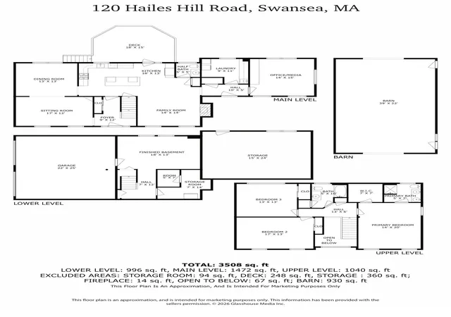Photo 42 of Single family home for sale at 120 Hailes Hl Rd, Swansea, MA 02777 | MLS# 73571432 | Listing updated on 2026-09-06