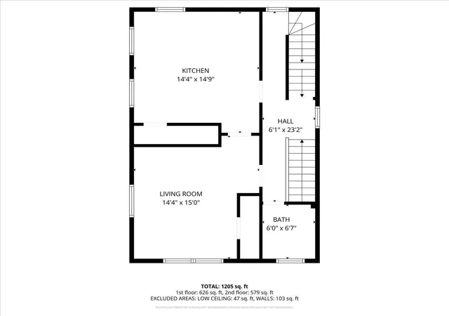 Listing Photo 2 - Condo for sale in building located at 1044 Rosemont, Cincinnati, OH 45205 - Unit #