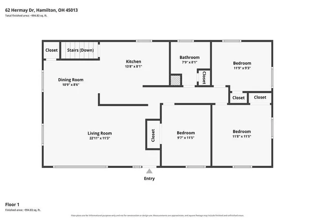 Photo 24 of Single family home for sale at 62 Hermay Rd, Hamilton, OH 45013 | MLS# 1890854 | Listing updated on 2026-09-11