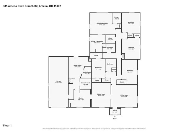 Photo 33 of Single family home for sale at 345 Amelia Olive Branch Rd, Batavia Twp, OH 45102 | MLS# 1892382 | Listing updated on 2026-09-01
