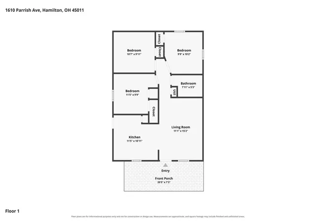Photo 19 of Single family home for sale at 1610 Parrish Ave, Hamilton, OH 45011 | MLS# 1893251 | Listing updated on 2026-09-11