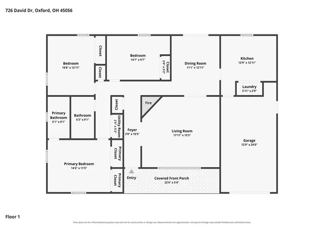 Photo 18 of Sale Pending at 726 David Dr, Oxford, OH 45056 | MLS# 1893682 | Listing updated on 2026-09-22