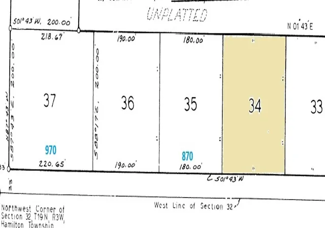 Photo 3 of Land for sale at Lot 34 Dodge Lake Ave, Harrison, MI 48625 | MLS# 50221280 | Listing updated on 2026-09-10