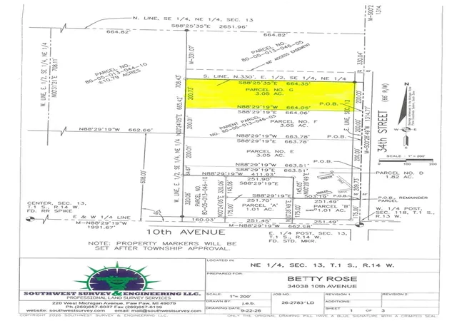 Photo 2 of Land for sale at Parcel G 34th St, Gobles, MI 49055 | MLS# 70563203 | Listing updated on 2026-10-10
