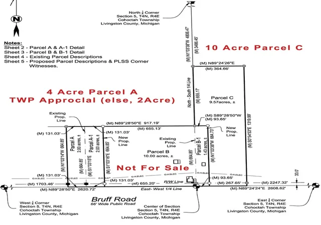 Photo 3 of Land for sale at W Bruff Rd, Fowlerville, MI 48836 | MLS# 70556623 | Listing updated on 2026-09-11