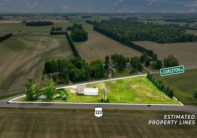 Photo 1 of Land for sale at 5550 E Carleton Rd, Palmyra, MI 49268 | MLS# 70556319 | Listing updated on 2026-09-17
