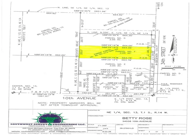 Photo 1 of Land for sale at Parcel F 34th St, Gobles, MI 49055 | MLS# 70563207 | Listing updated on 2026-10-10