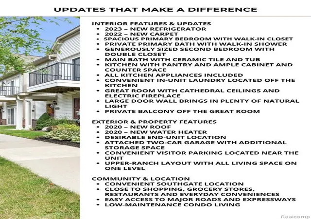 Listing Photo 4 - Condo for sale in building located at 12504 2nd Ave, Southgate, MI 48195