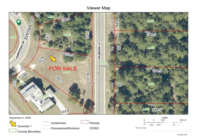 Photo 1 of Land for sale at 9 Hampstead, Loxley, AL 36551 | MLS# 410157 | Listing updated on 2026-09-08