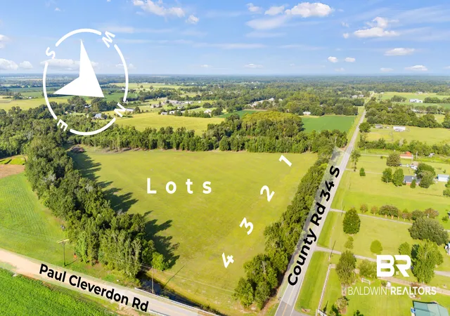 Photo 4 of Land for sale at 17846 County Rd 34 S, Summerdale, AL 36580 | MLS# 409524 | Listing updated on 2026-09-05