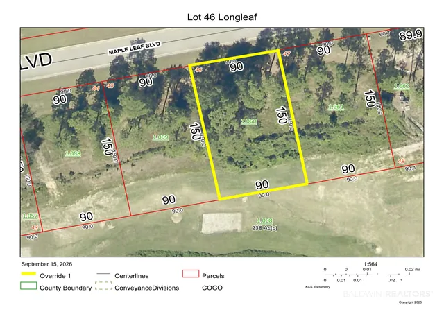 Photo 3 of Land for sale at 0 Maple Leaf Blvd #Lot 46, Spanish Fort, AL 36527 | MLS# 409779 | Listing updated on 2026-09-17