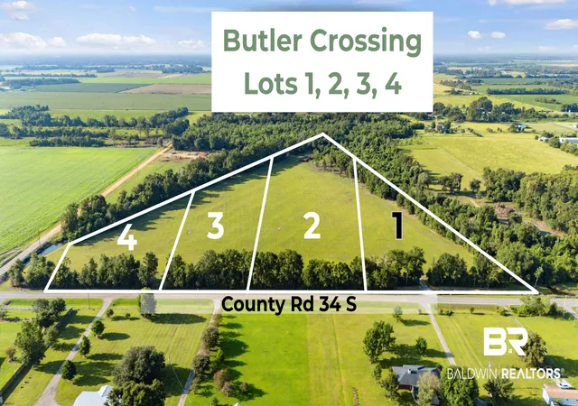 Photo 1 of Land for sale at 17832 County Rd 34 S, Summerdale, AL 36580 | MLS# 409523 | Listing updated on 2026-09-05