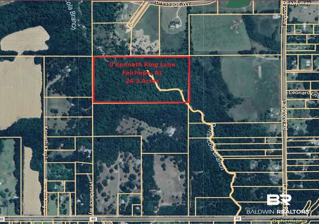 Photo 3 of Land for sale at 0 Kenneth King Ln, Fairhope, AL 36532 | MLS# 411021 | Listing updated on 2026-09-23