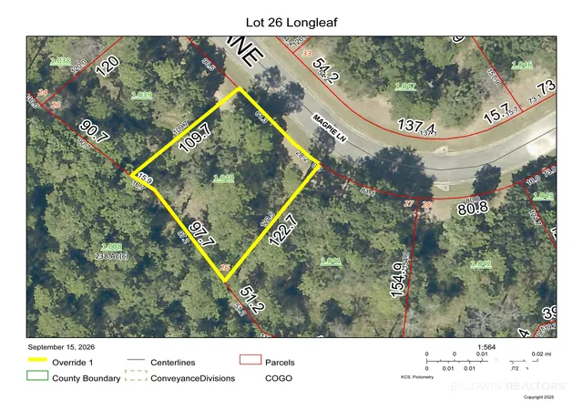 Photo 3 of Land for sale at 0 Magpie Ln #Lot 26, Spanish Fort, AL 36527 | MLS# 409569 | Listing updated on 2026-09-17