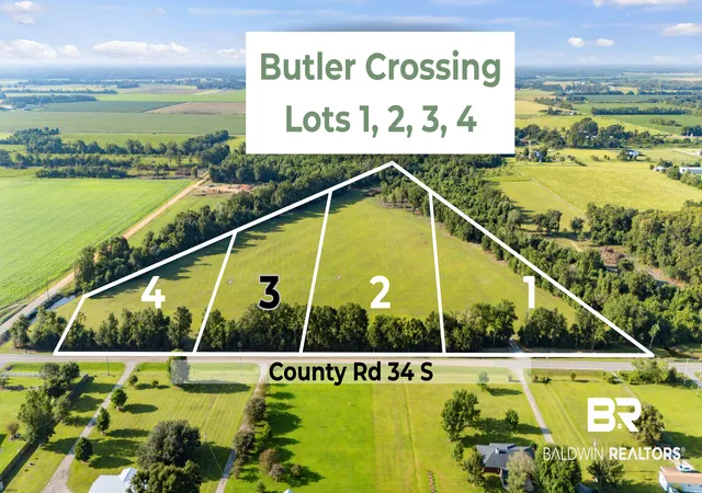 Photo 1 of Land for sale at 17928 County Rd 34 S, Summerdale, AL 36580 | MLS# 409526 | Listing updated on 2026-09-05