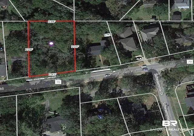 Photo 1 of Land for sale at 5308 Old Shell Rd, Mobile, AL 36608 | MLS# 409930 | Listing updated on 2026-09-09