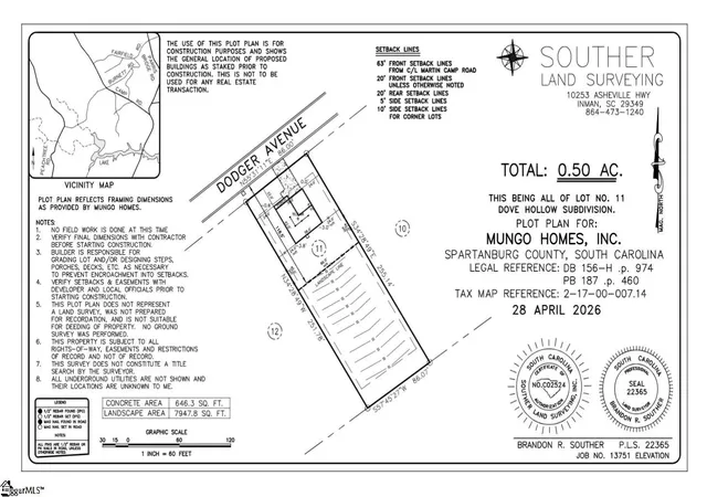 Photo 3 of Single family home for sale at 443 Dodger Ave #Lot 11, Chesnee, SC 29323 | MLS# 1594192 | Listing updated on 2026-10-27