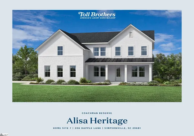 Photo 1 of Sale Pending at 215 Dapple Ln #Lot 7 Alisa Heritage, Simpsonville, SC 29681 | MLS# 1605019 | Listing updated on 2026-10-08