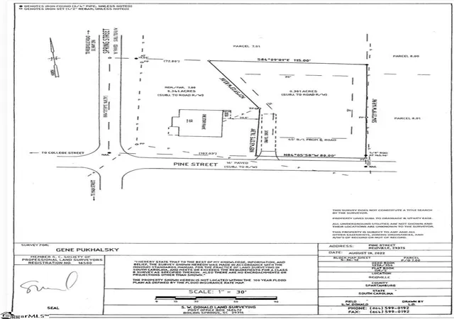 Photo 2 of Land for sale at 211 Pine St, Woodruff, SC 29388 | MLS# 1603473 | Listing updated on 2026-09-10