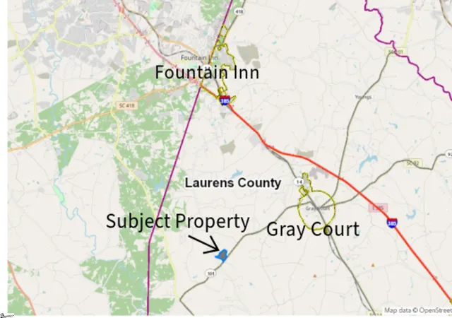Photo 2 of Land for sale at 13464 S 101 Hwy, Gray Court, SC 29645 | MLS# 1548044 | Listing updated on 2026-09-02