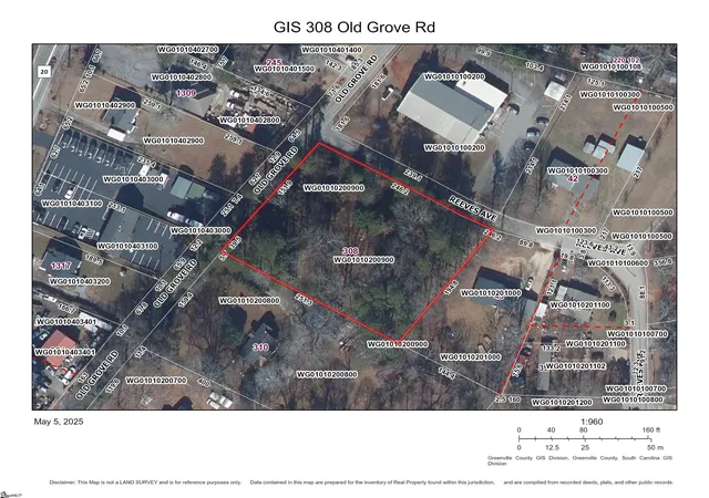 Photo 3 of Land for sale at 308 Old Grv Rd, Greenville, SC 29605 | MLS# 1604261 | Listing updated on 2026-09-19