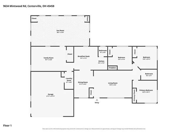 Photo 3 of Sale Pending at 9634 Mintwood Rd, Dayton, OH 45458 | MLS# 963049 | Listing updated on 2026-09-07