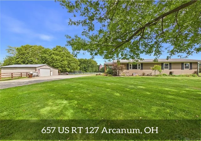 Photo 1 of Single family home for sale at 657 Us Rt 127, Arcanum, OH 45304 | MLS# 968338 | Listing updated on 2026-09-23