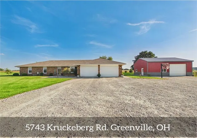 Photo 1 of Single family home for sale at 5743 Kruckeburg Rd, Greenville, OH 45331 | MLS# 968989 | Listing updated on 2026-09-28
