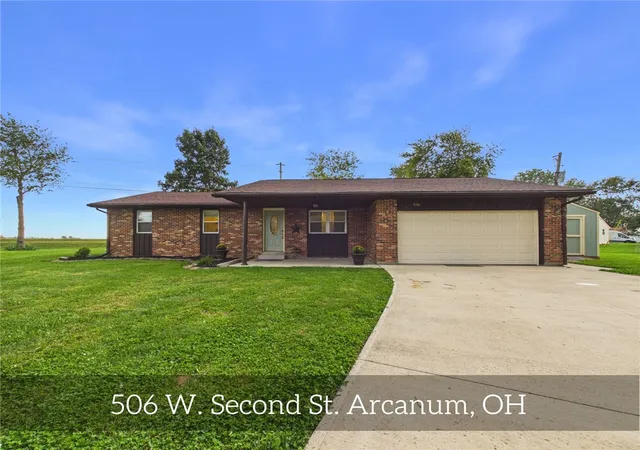 Photo 1 of Single family home for sale at 506 W 2nd Street, Arcanum, OH 45304 | MLS# 969116 | Listing updated on 2026-09-25